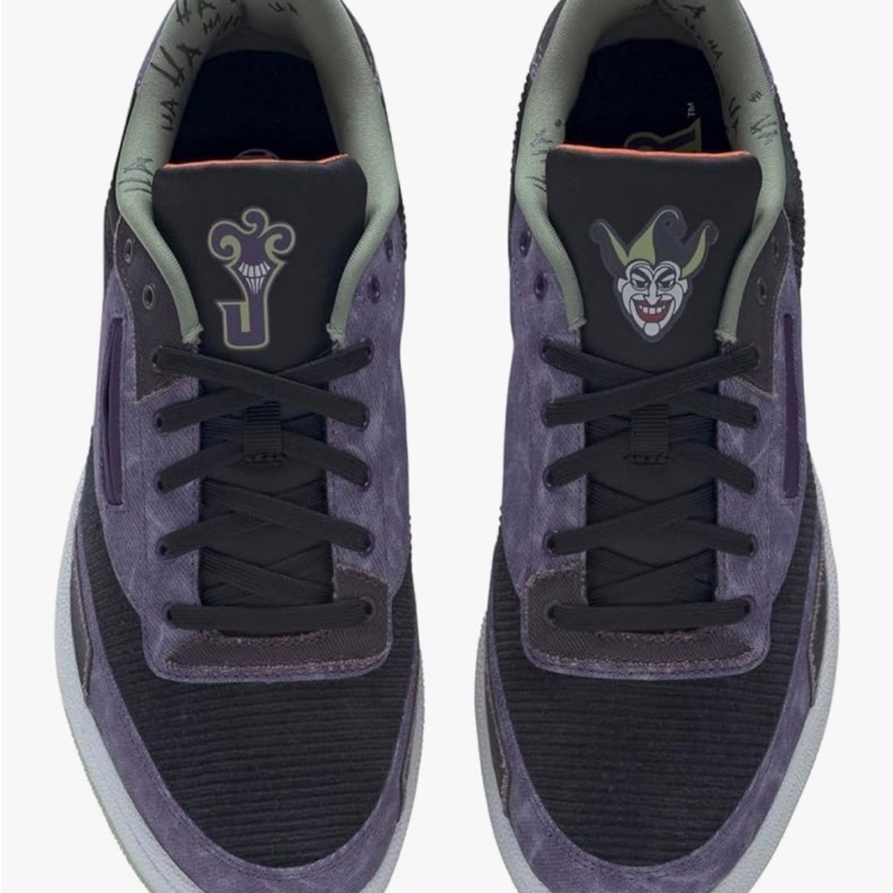 Joker, Reebok Purple and Black Sneakers